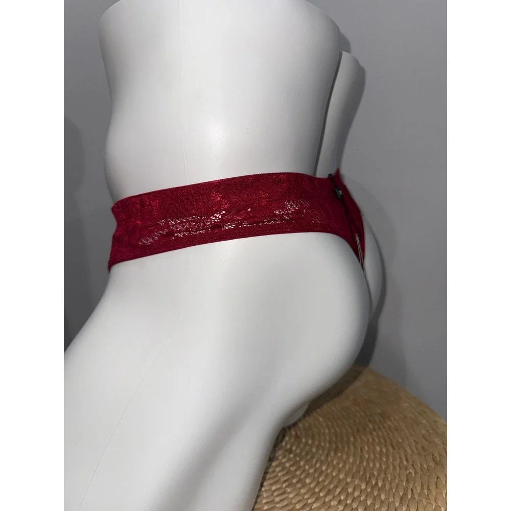 Cosabella Never Say Never‎ Men's Lace G-String Sindoor Red Size S